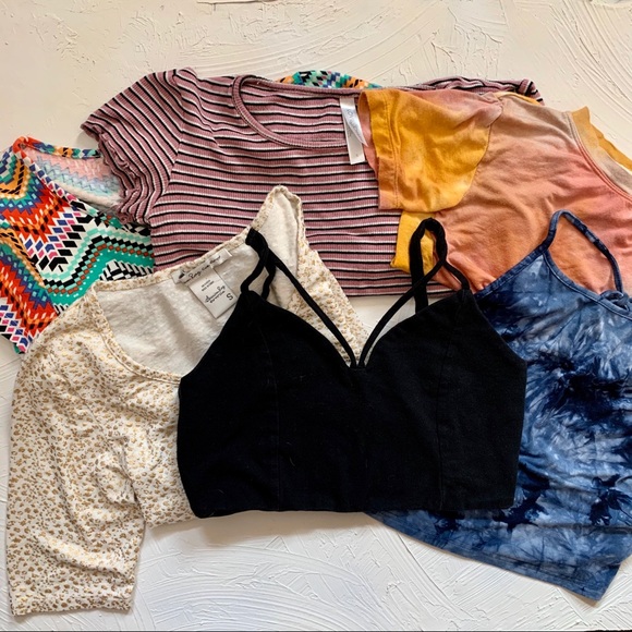 Forever 21 Tops - Size S & XS 6 Item Crop Top Bundle Lot